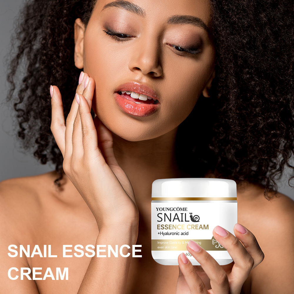 Snail essence cream with hyalu - Skincare Glad2Glow reseña y precio