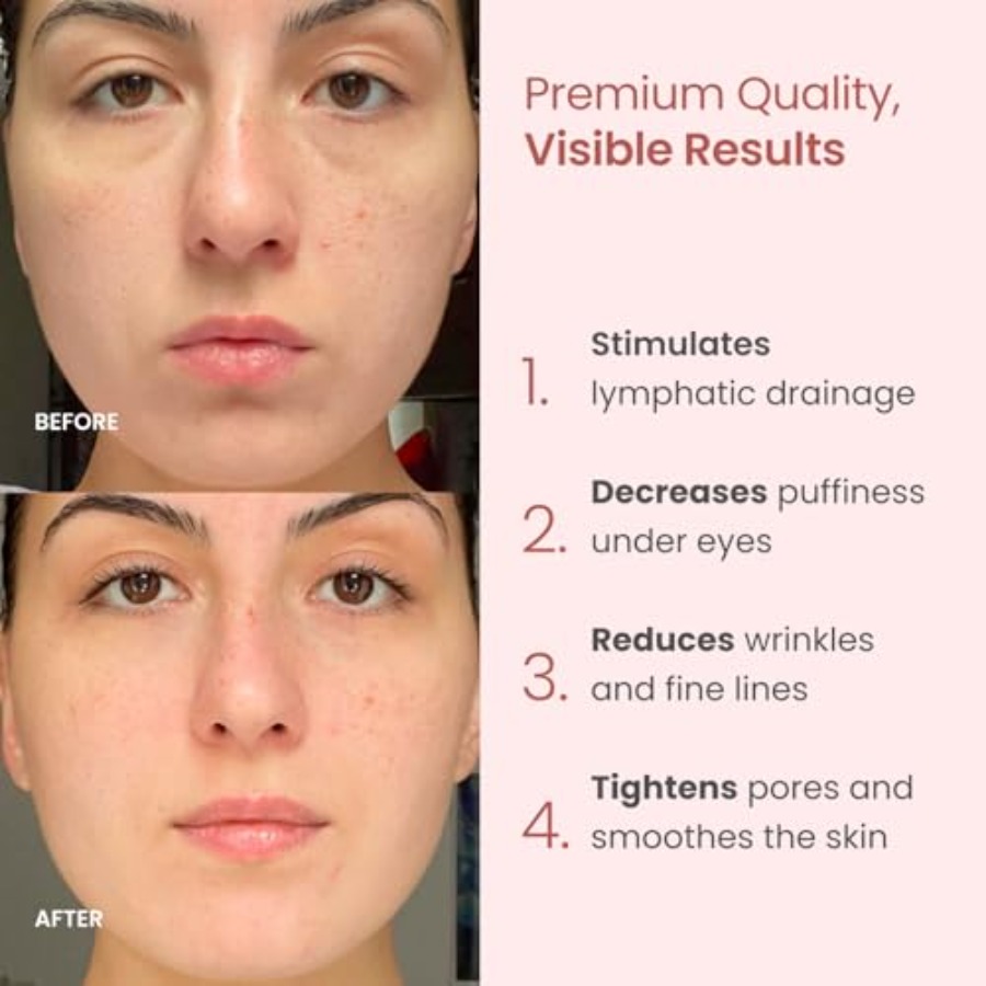 PLANTIFIQUE Face Roller and Gu - Skincare Routine reseña y precio