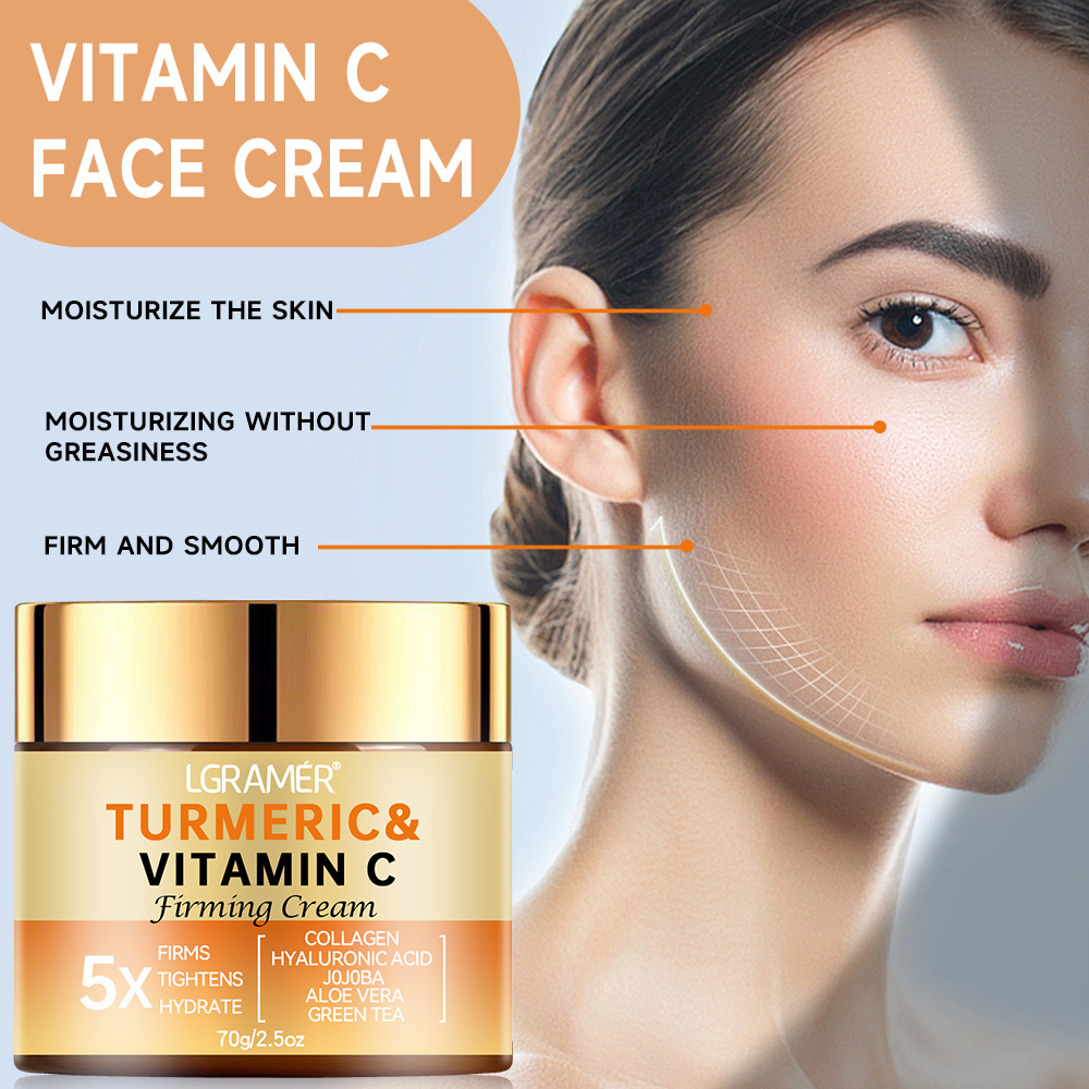 Turmeric Vitamin C Face Cream  - Skincare Glad2Glow reseña y precio