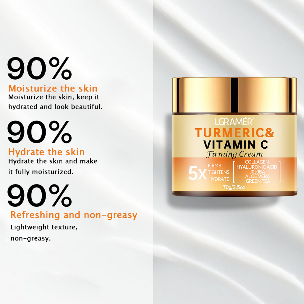 Turmeric Vitamin C Face Cream  - Skincare Glad2Glow reseña y precio