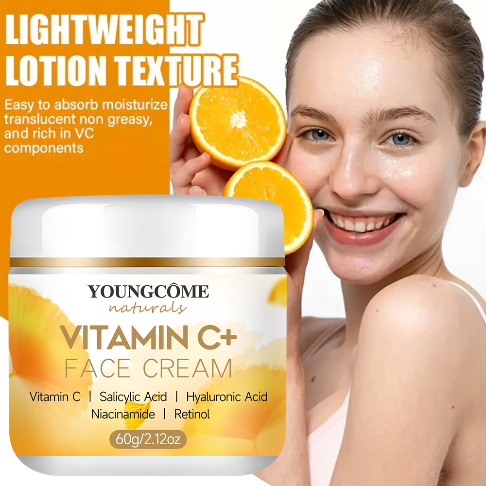YOUNGCOMEN Vitamin C Face crea - Skincare Glad2Glow reseña y precio