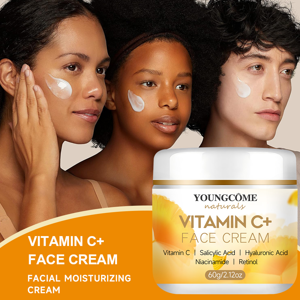 YOUNGCOMEN Vitamin C Face crea - Skincare Glad2Glow reseña y precio