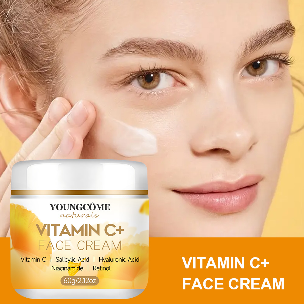 YOUNGCOMEN Vitamin C Face crea - Skincare Glad2Glow reseña y precio