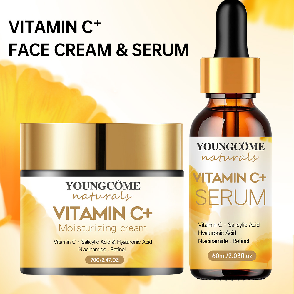 Vitamin C Face Cream & Essenti - Skincare Glad2Glow reseña y precio