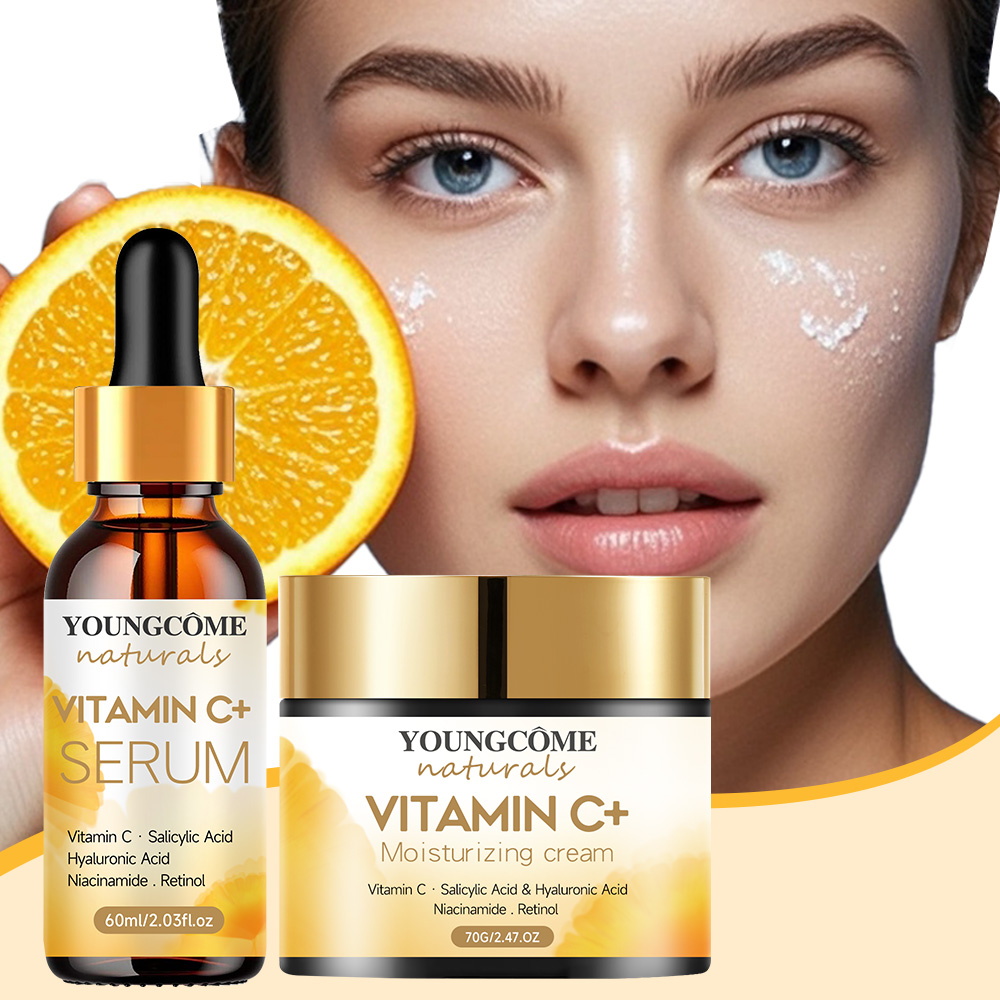 Vitamin C Face Cream & Essenti - Skincare Glad2Glow reseña y precio