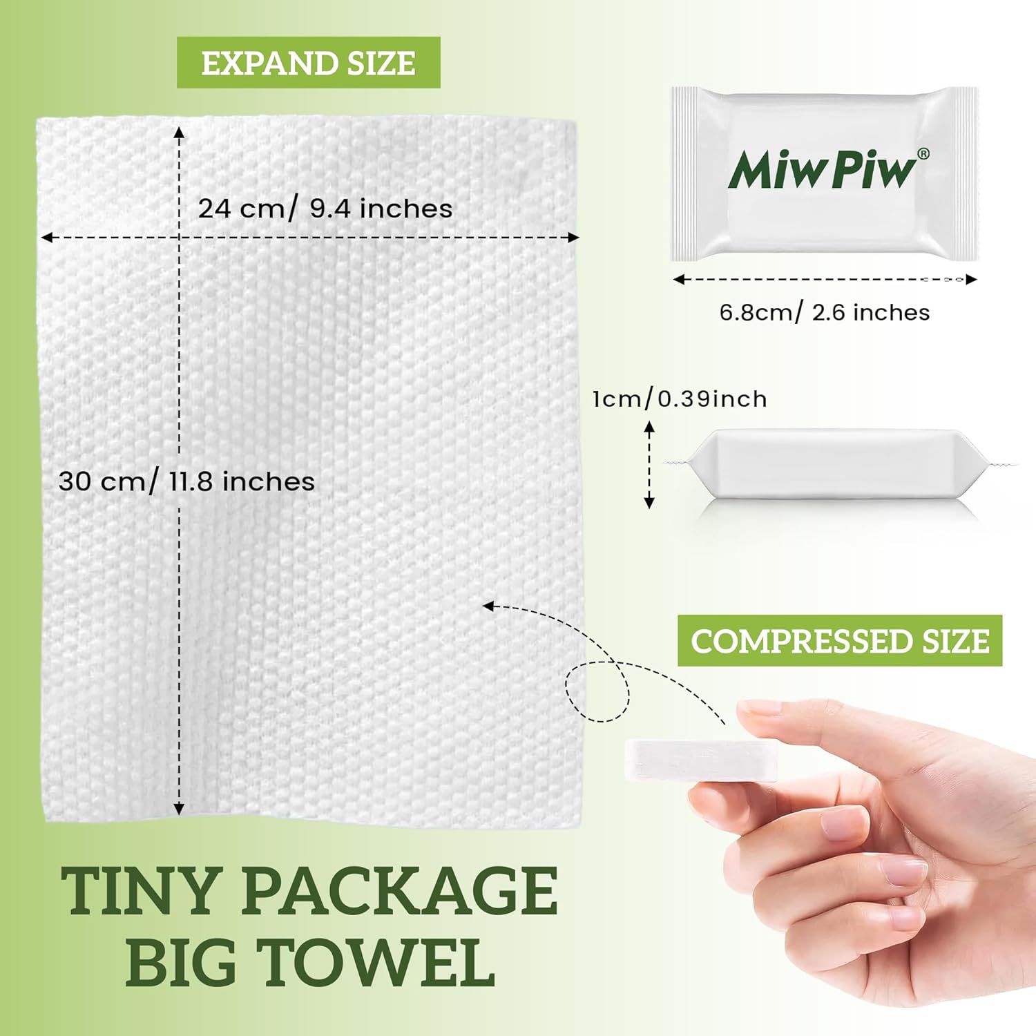Compressed Towel (Size XL, 30  - Xl Skincare reseña y precio