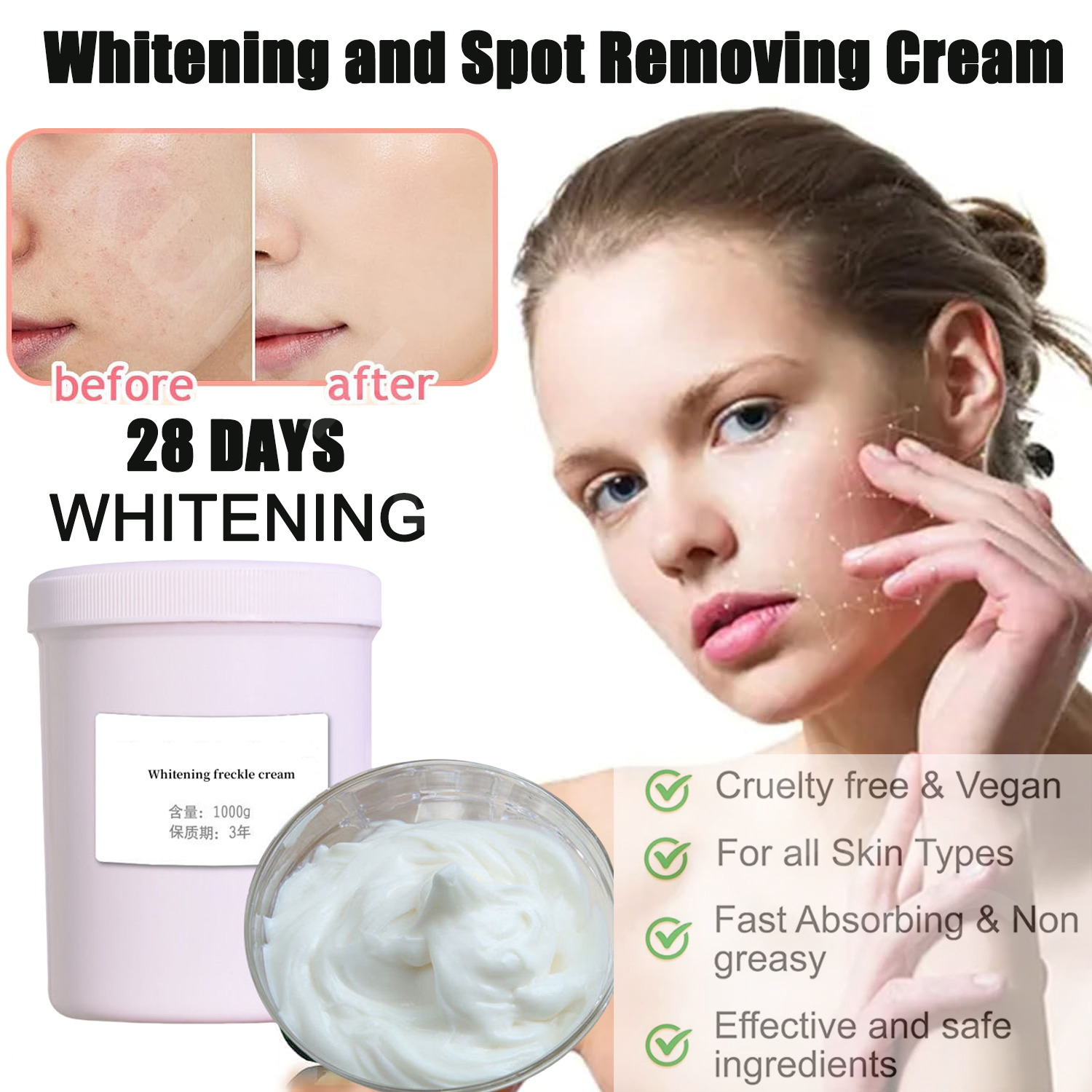 Original Whitening Freckles Fa - Skincare Glad2Glow reseña y precio