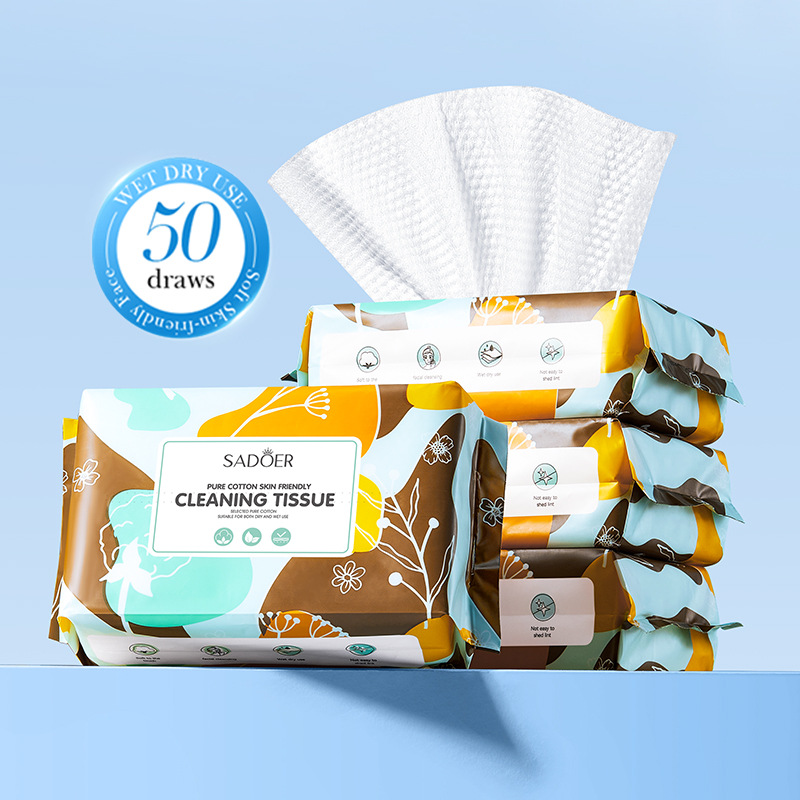 50-ply cotton face wipes for s - Skincare Routine reseña y precio