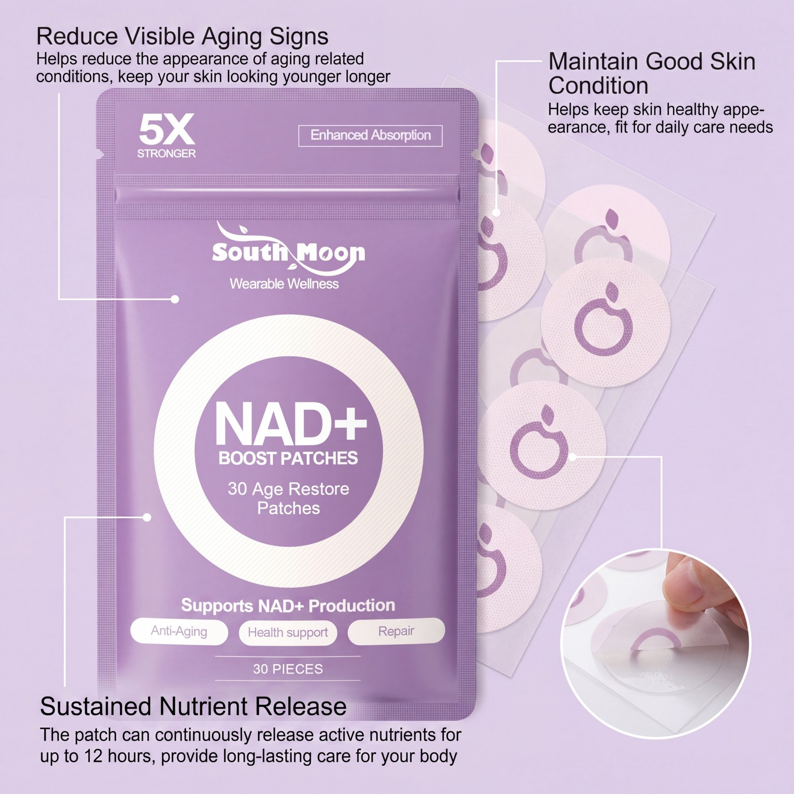 60/120pcs Body Care Patch Mois - Skincare Routine reseña y precio