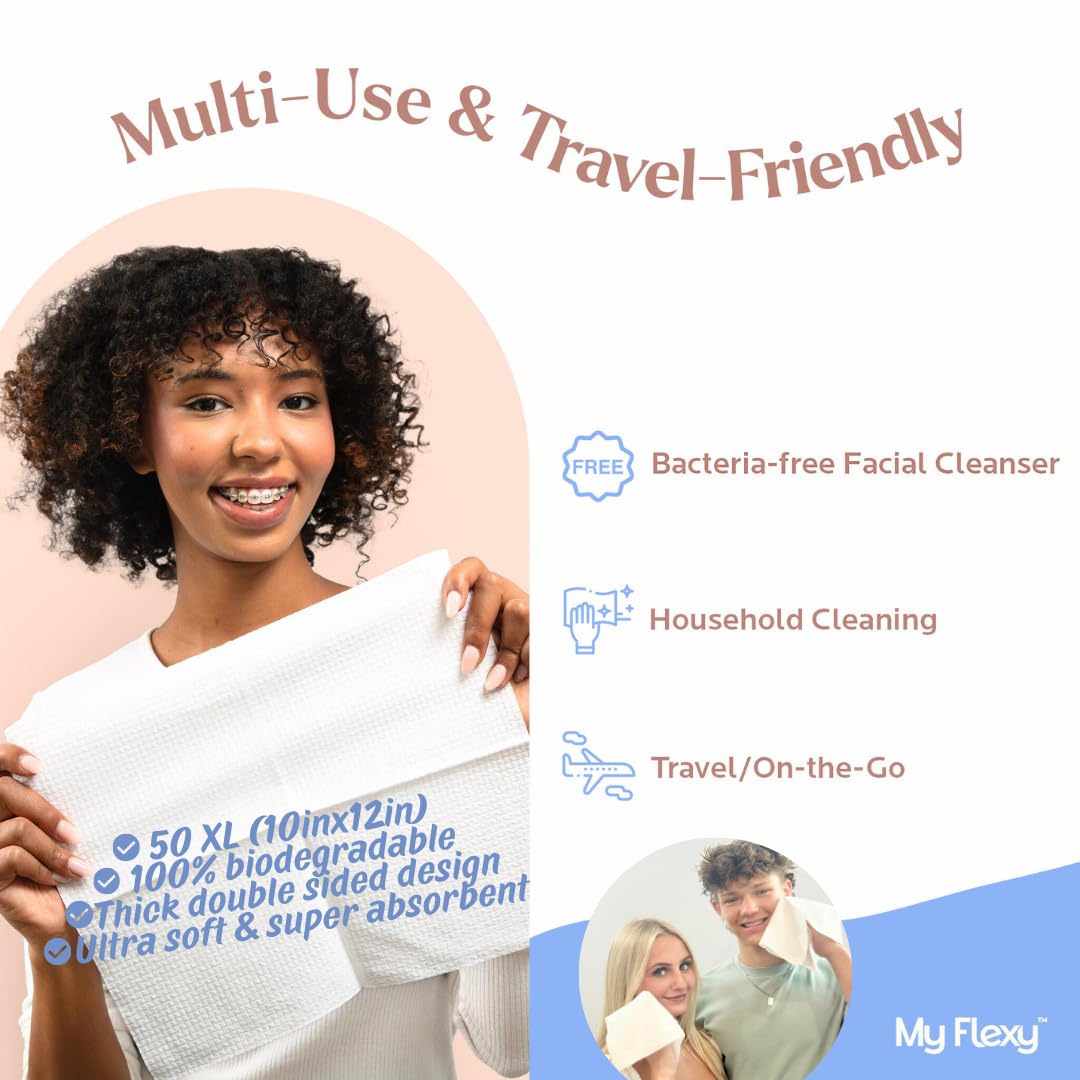 XL Biodegradable Face Towels f - Xl Skincare reseña y precio