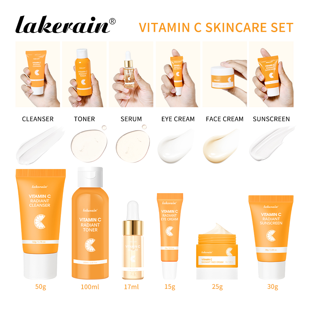 Lakerain Vitamin C Skin Care S - Skincare Glad2Glow reseña y precio