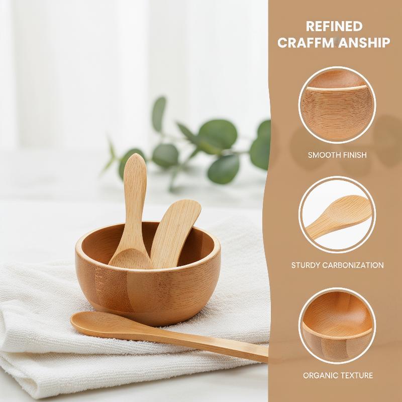 3pcs Mini Size Bamboo Diy Face - Skincare Routine reseña y precio