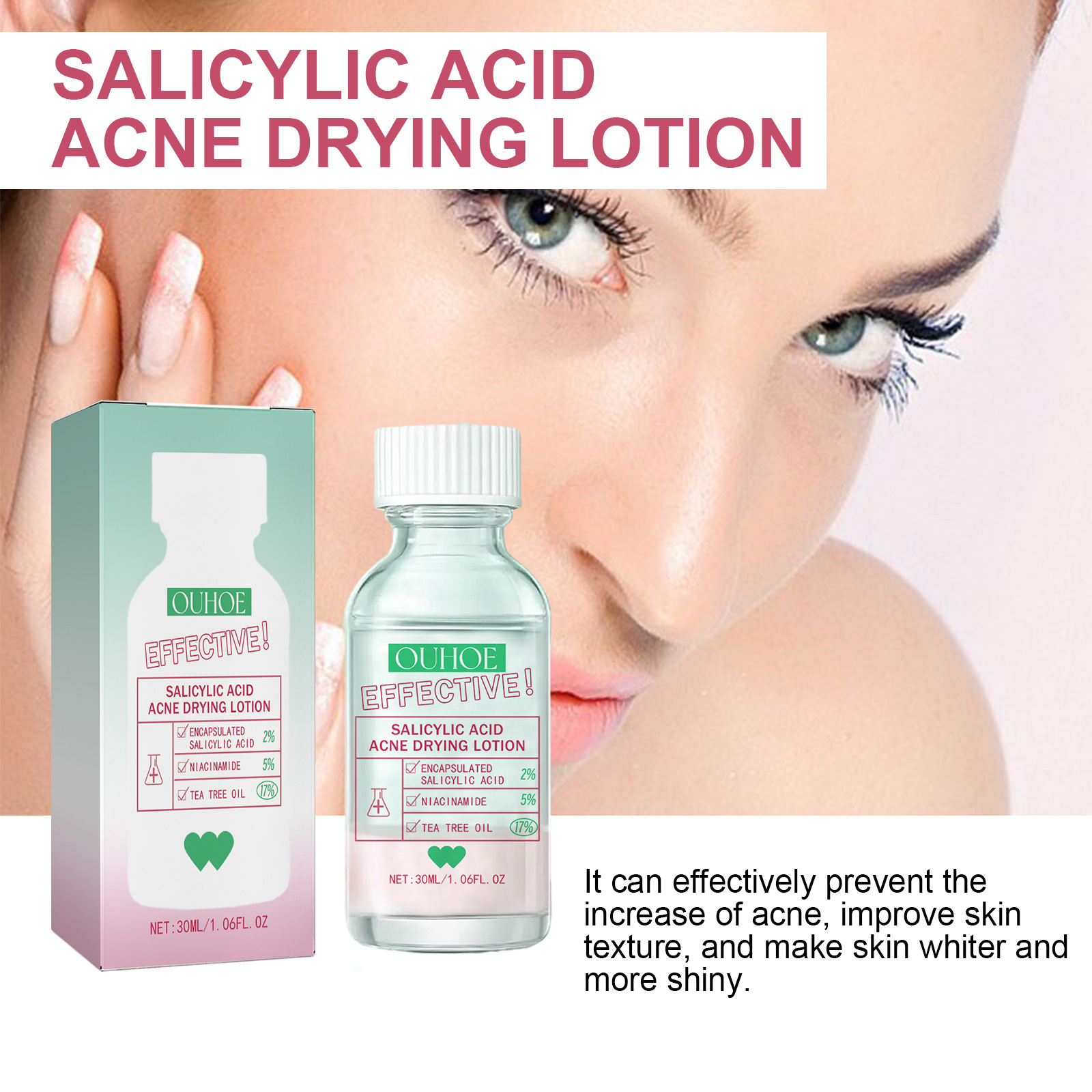 Salicylic Acid Solution Clean  - Skincare Glad2Glow reseña y precio