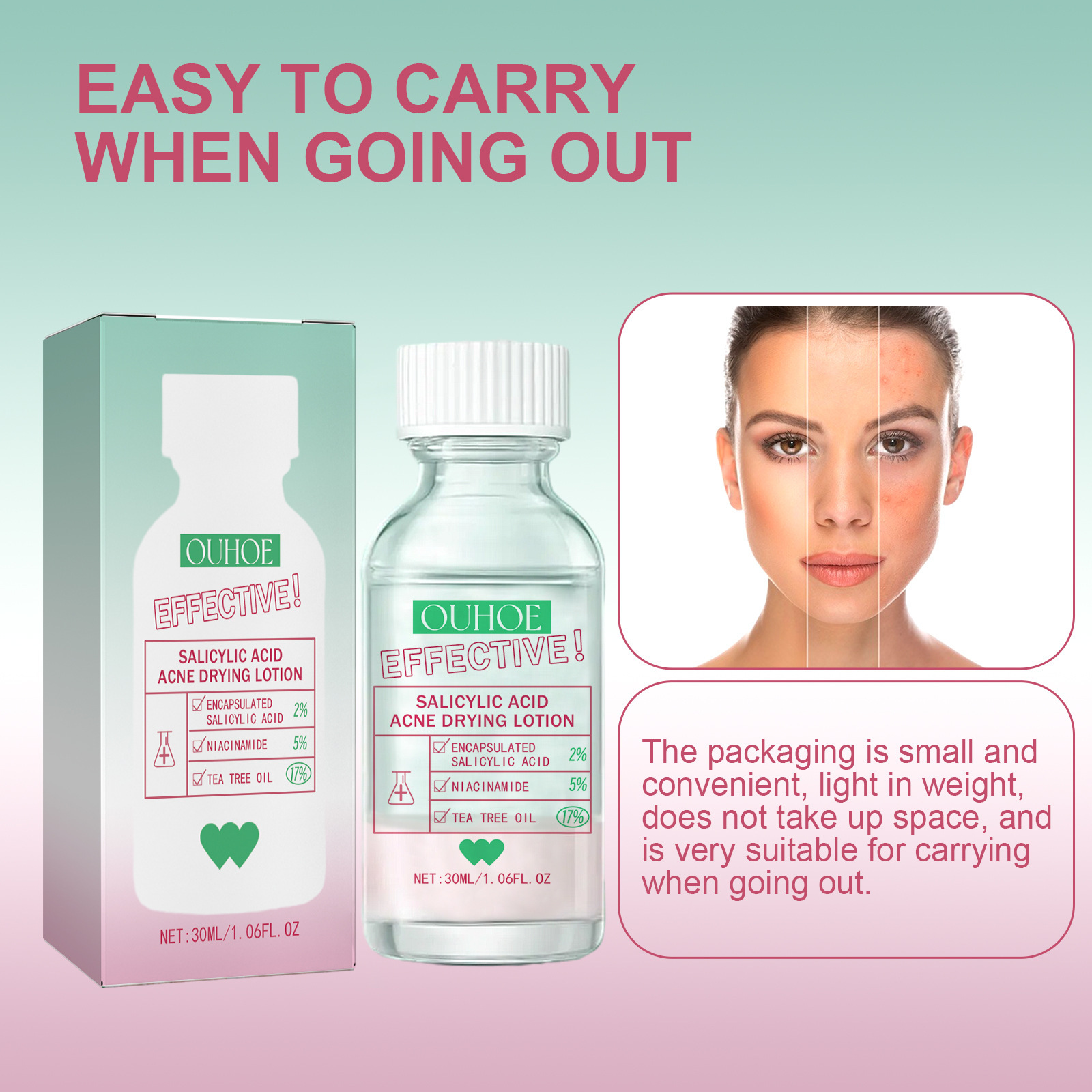 Salicylic Acid Solution Clean  - Skincare Glad2Glow reseña y precio