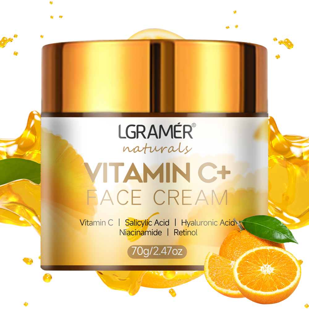 Vitamin C Face Cream Retinol S - Skincare Glad2Glow reseña y precio